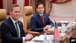 ABD Ulusal Güvenlik Danışmanı Mike Waltz ve ABD Dışişleri Bakanı Marco Rubio. (11 Mart 2025)