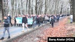 Belgrad Ormanı için kalabalık bir grup yürüyüş yaptı